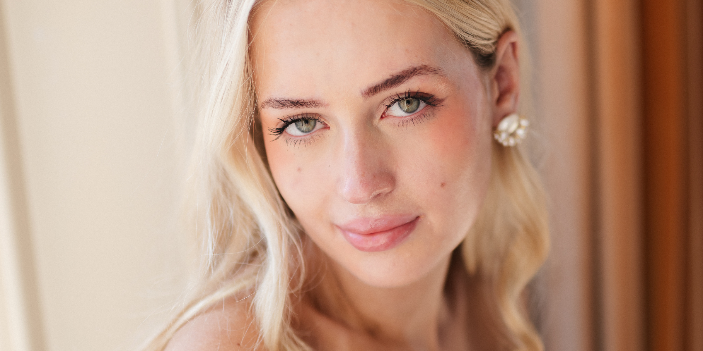 Stud wedding earring collection by megan therese