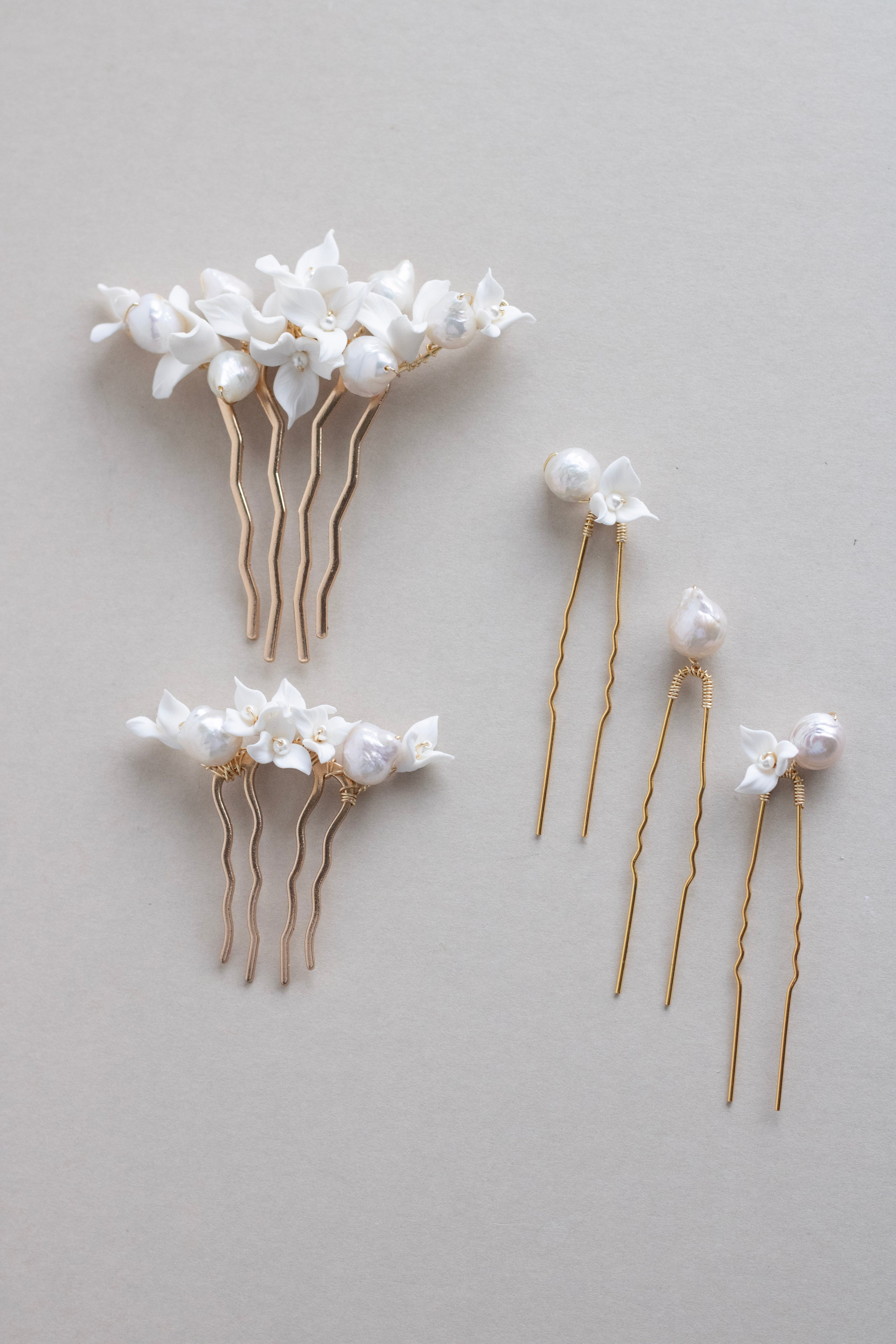 Rowen l Pearl pin set