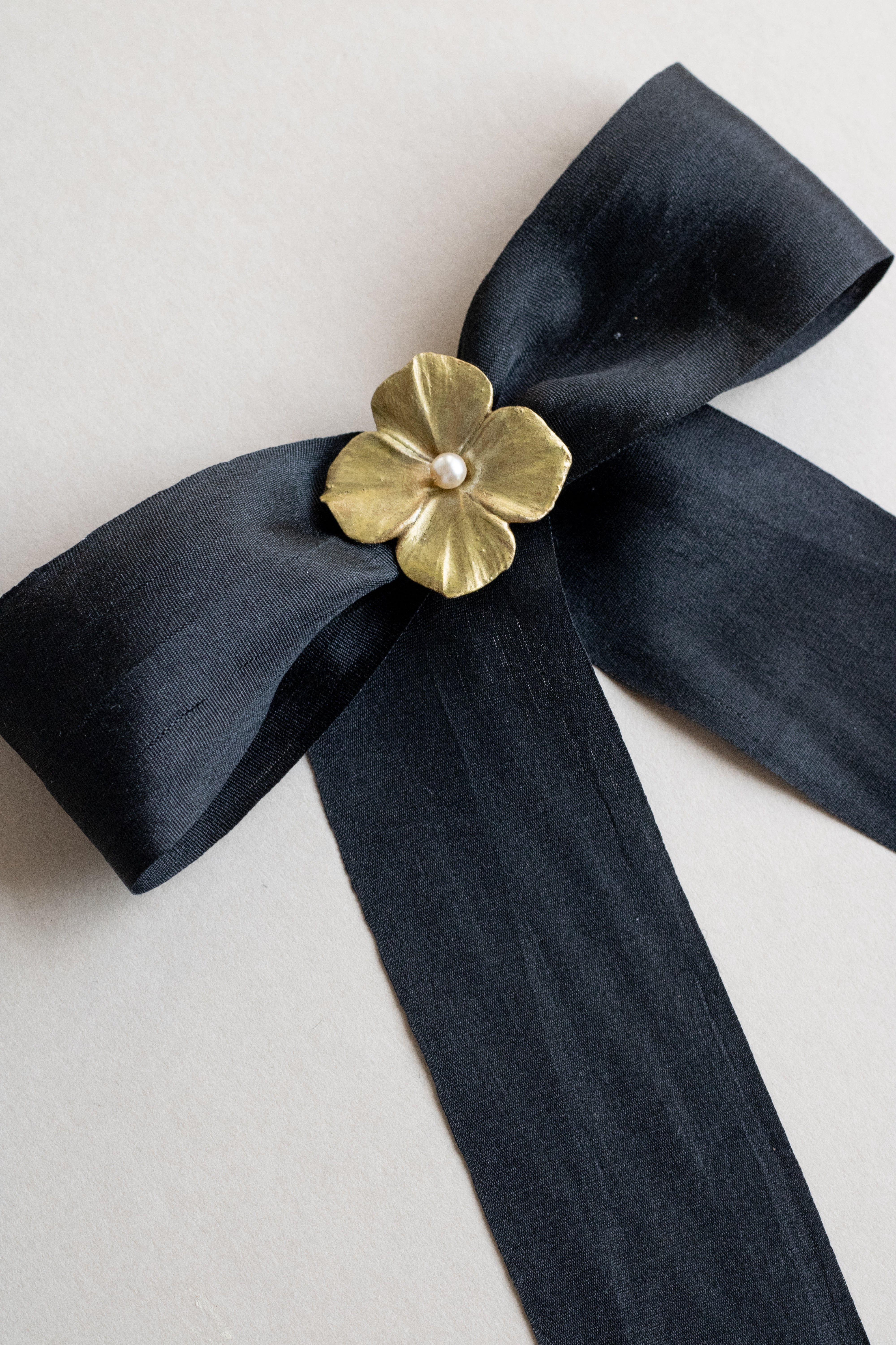 Therese Silk Hair Bow