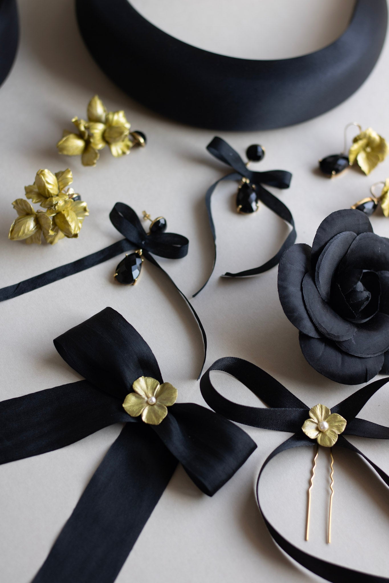 Onyx Stud Rowe | Gold