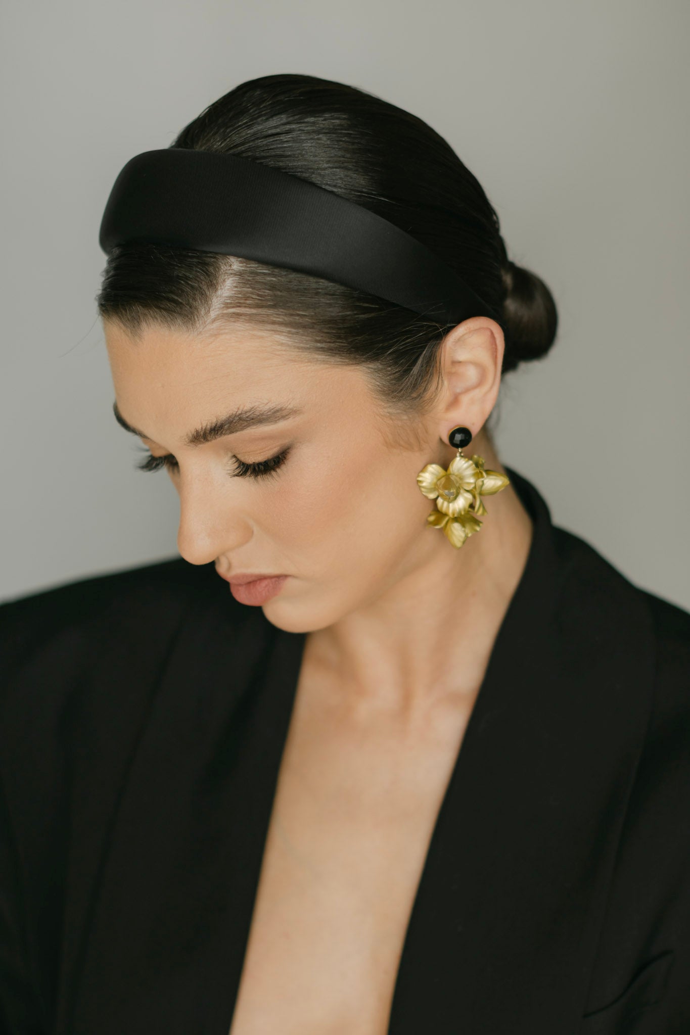 Onyx Stud Rowe | Gold