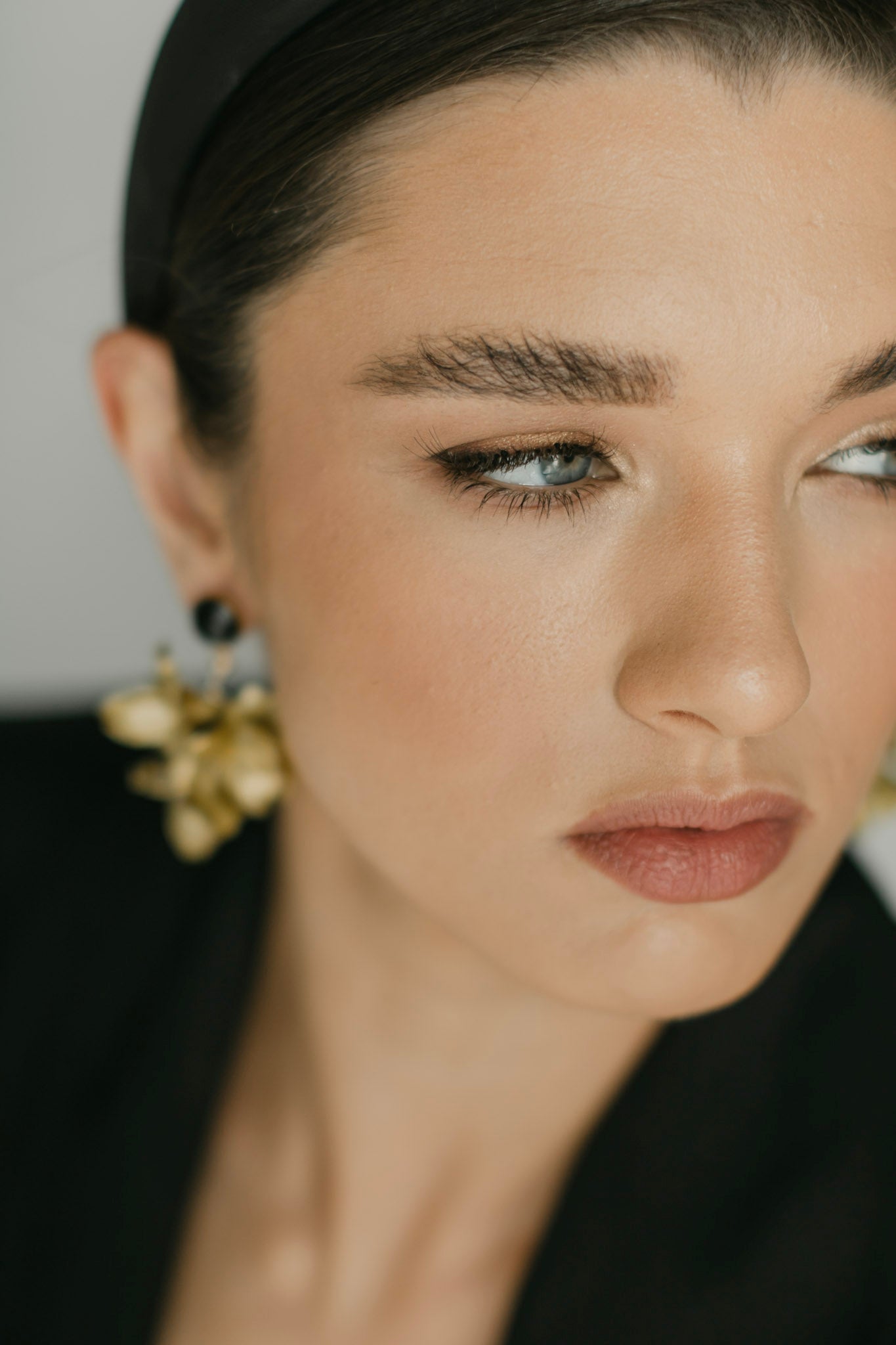 Onyx Stud Rowe | Gold