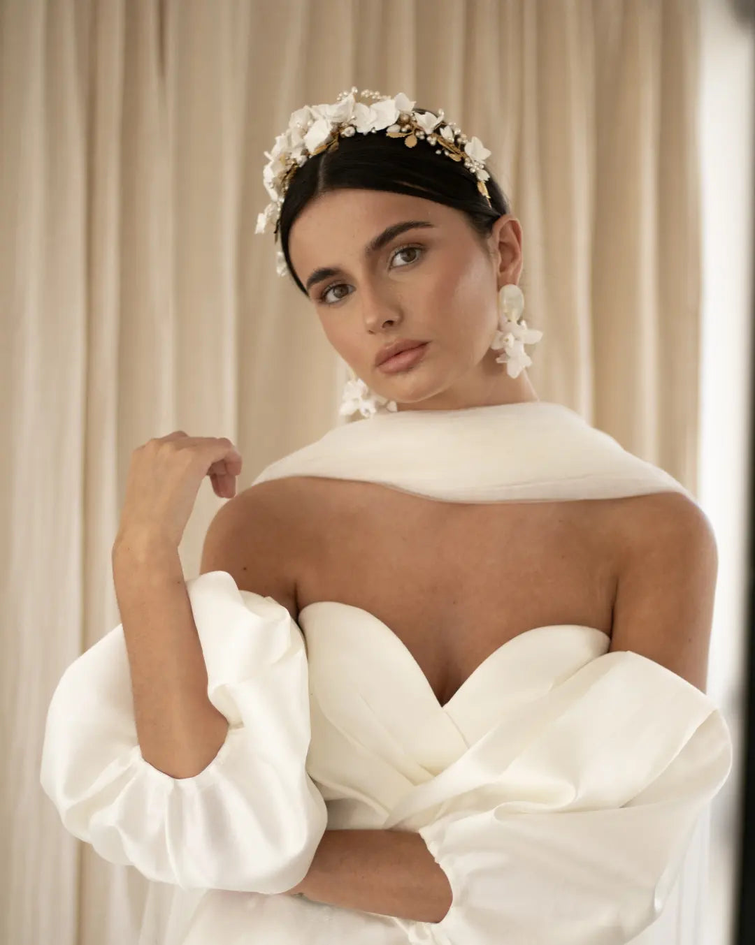 Vivianna | clay guilded crown