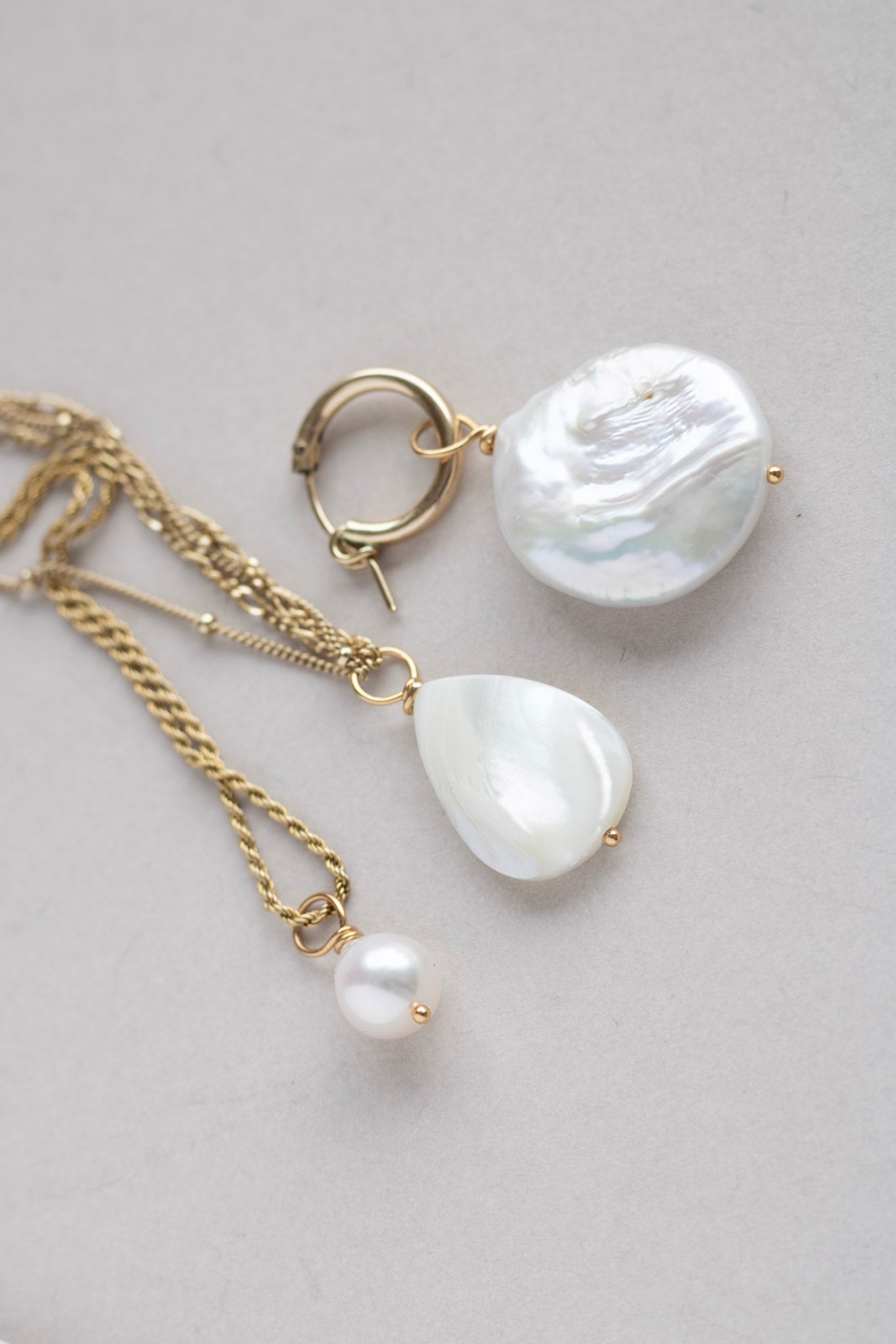 The Pearl of Wisdom - teardop charm