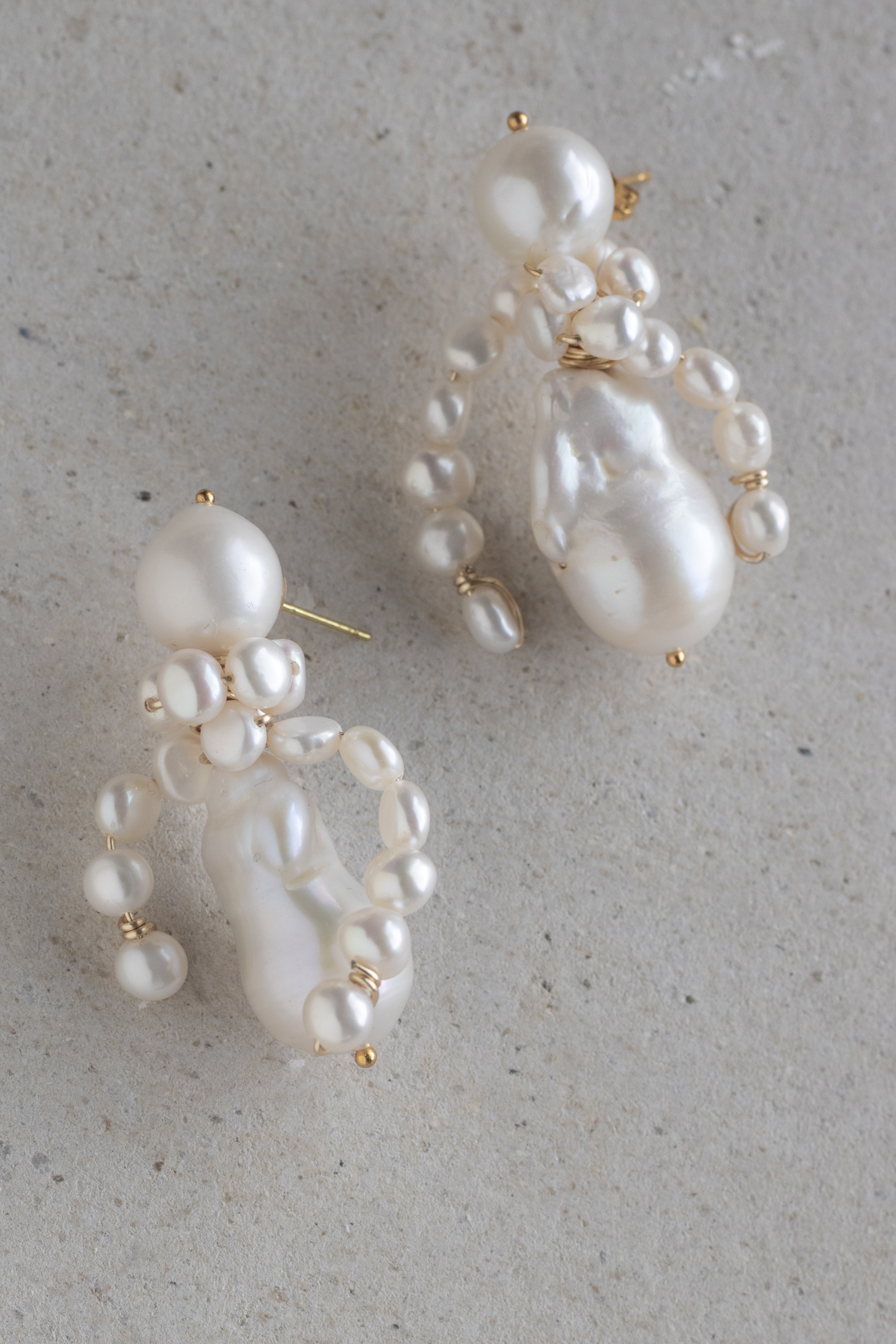 Treviso | wrapped pearl drops