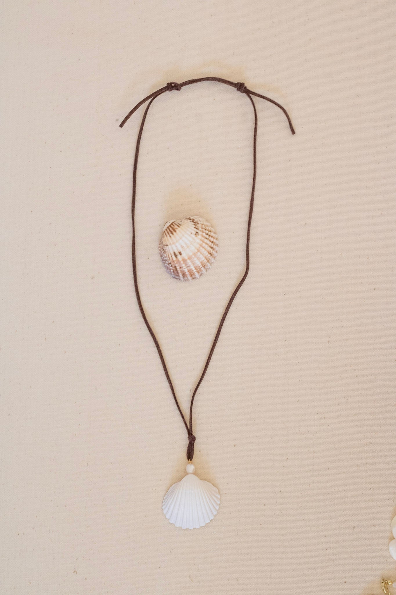Clíodhna Suede Shell Necklace