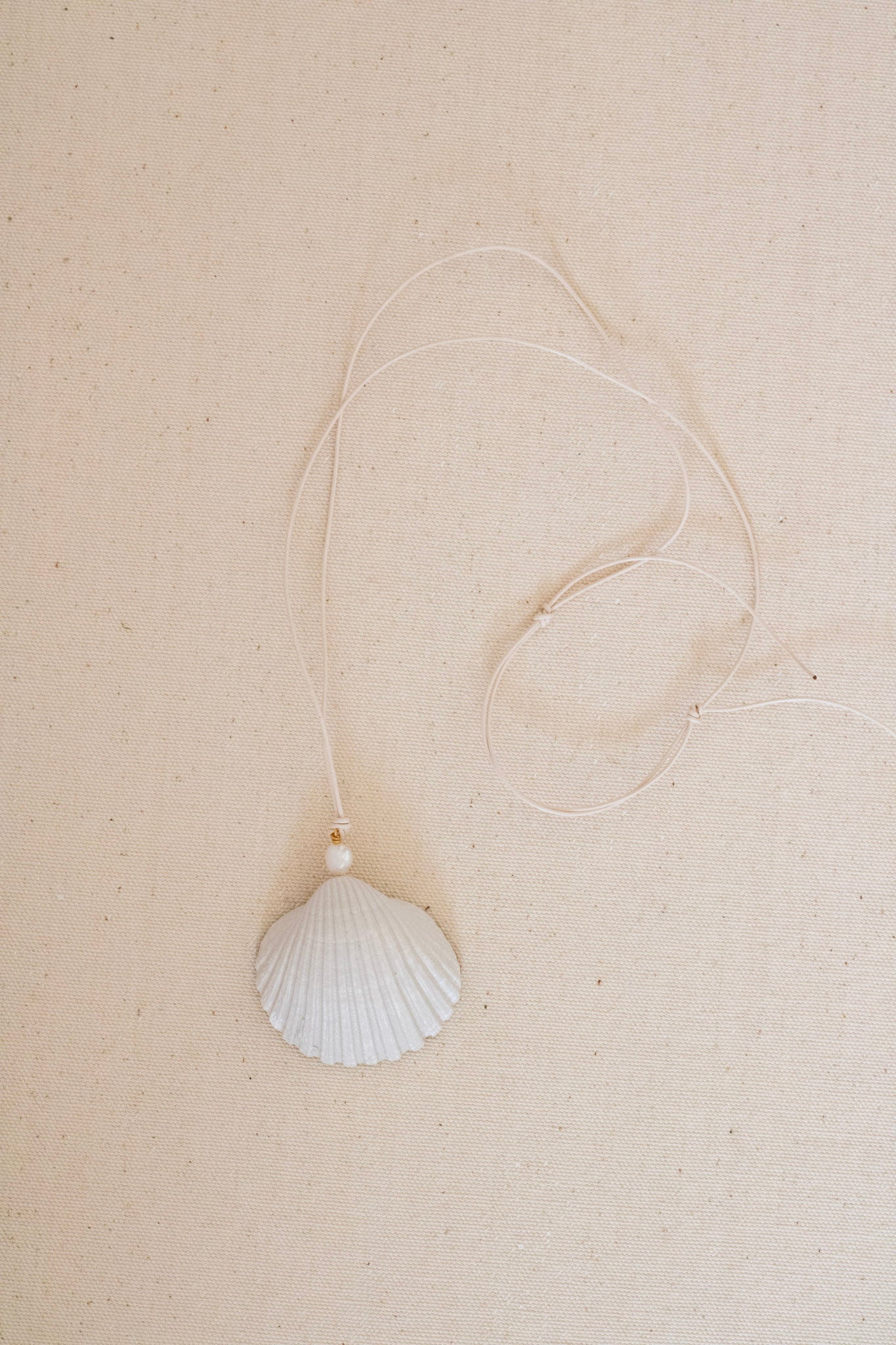 Mara Leather Shell Necklace