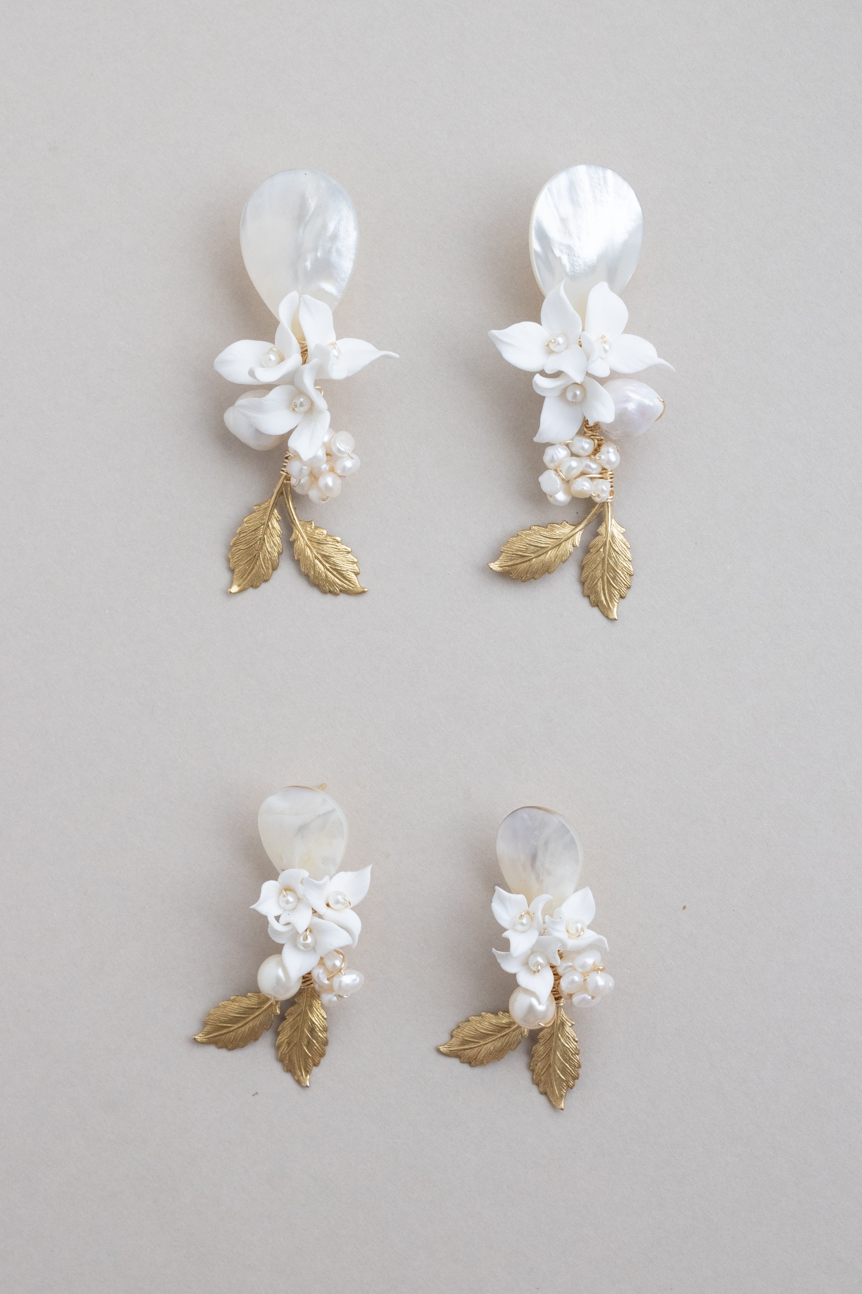 statement wedding earrings by megan therese