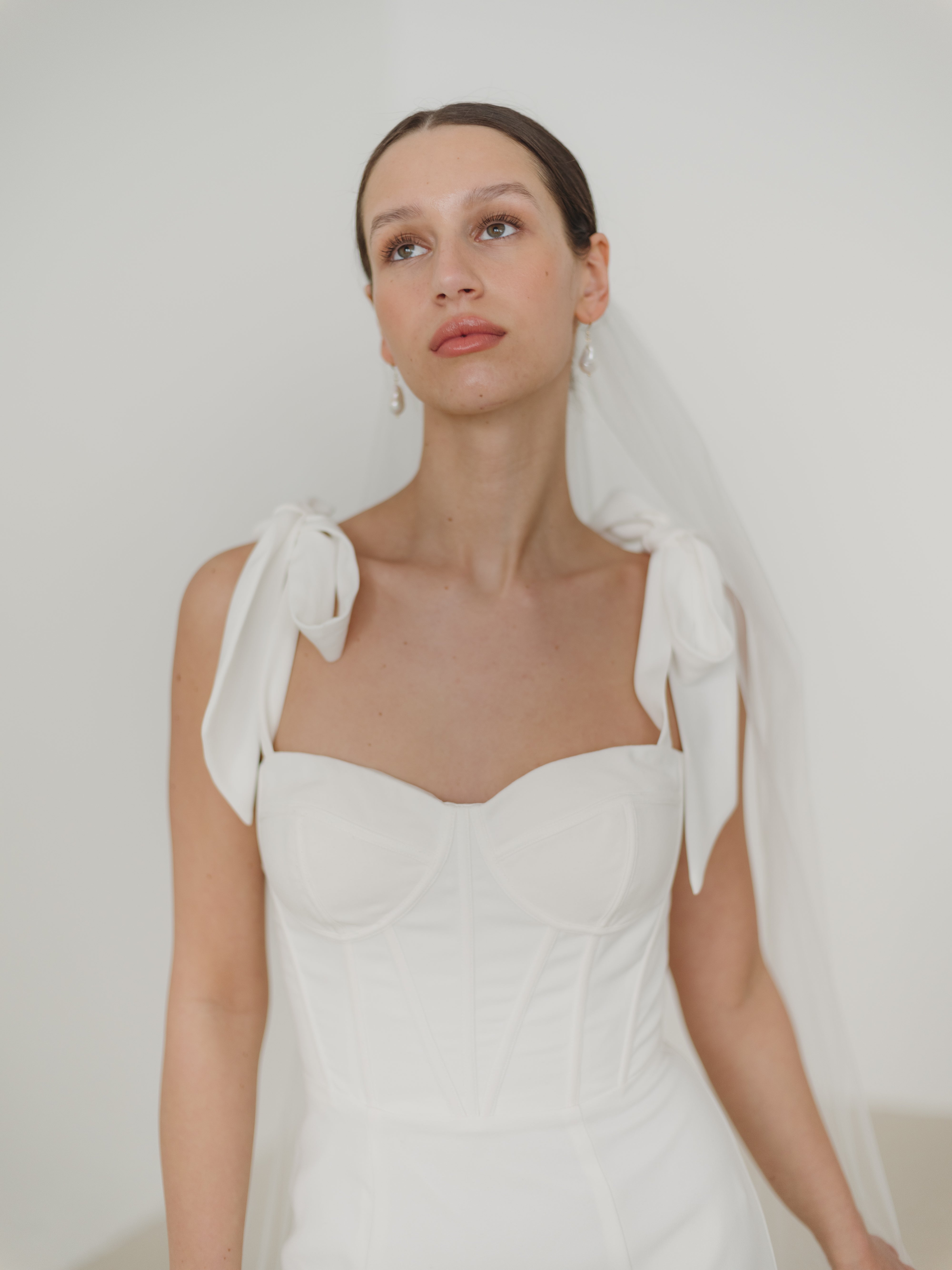 gold baroque bridal earring by megan therese