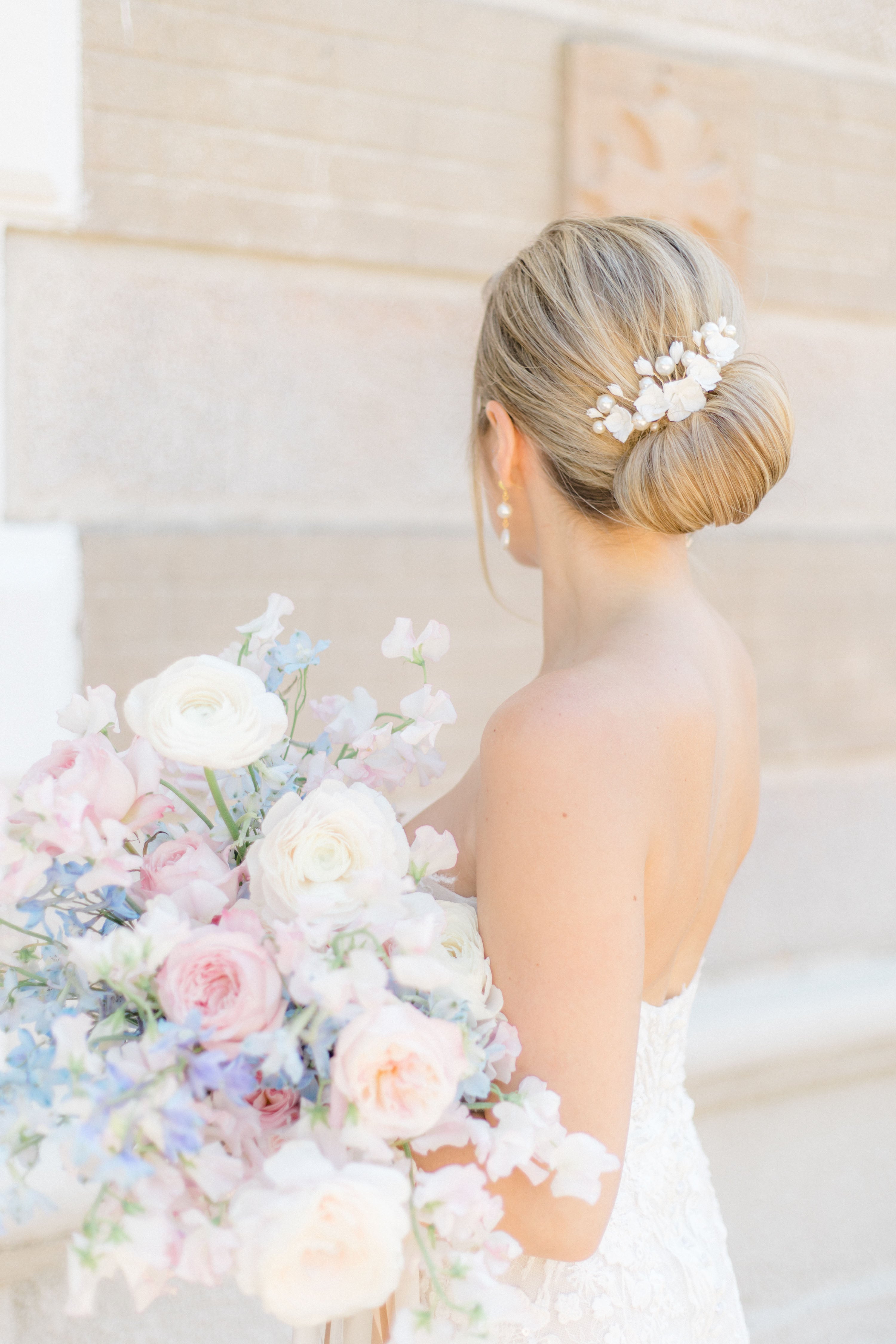 PETITE Antoinette | clay pearl comb