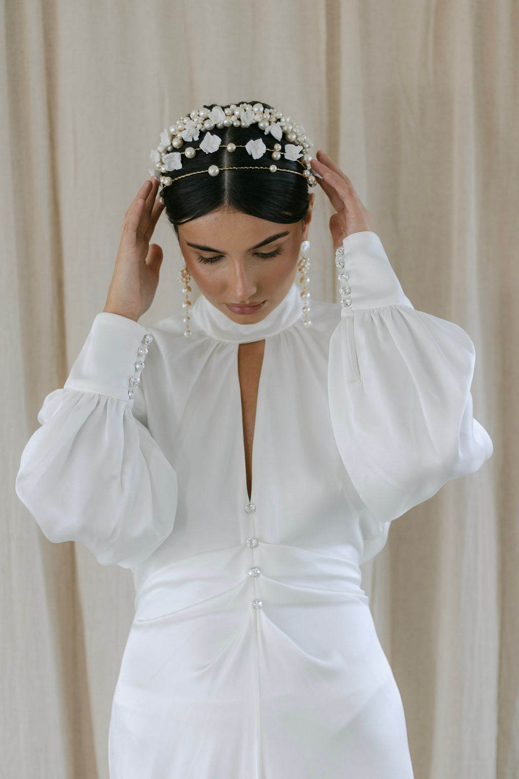 luxury bridal crowns by megan therese