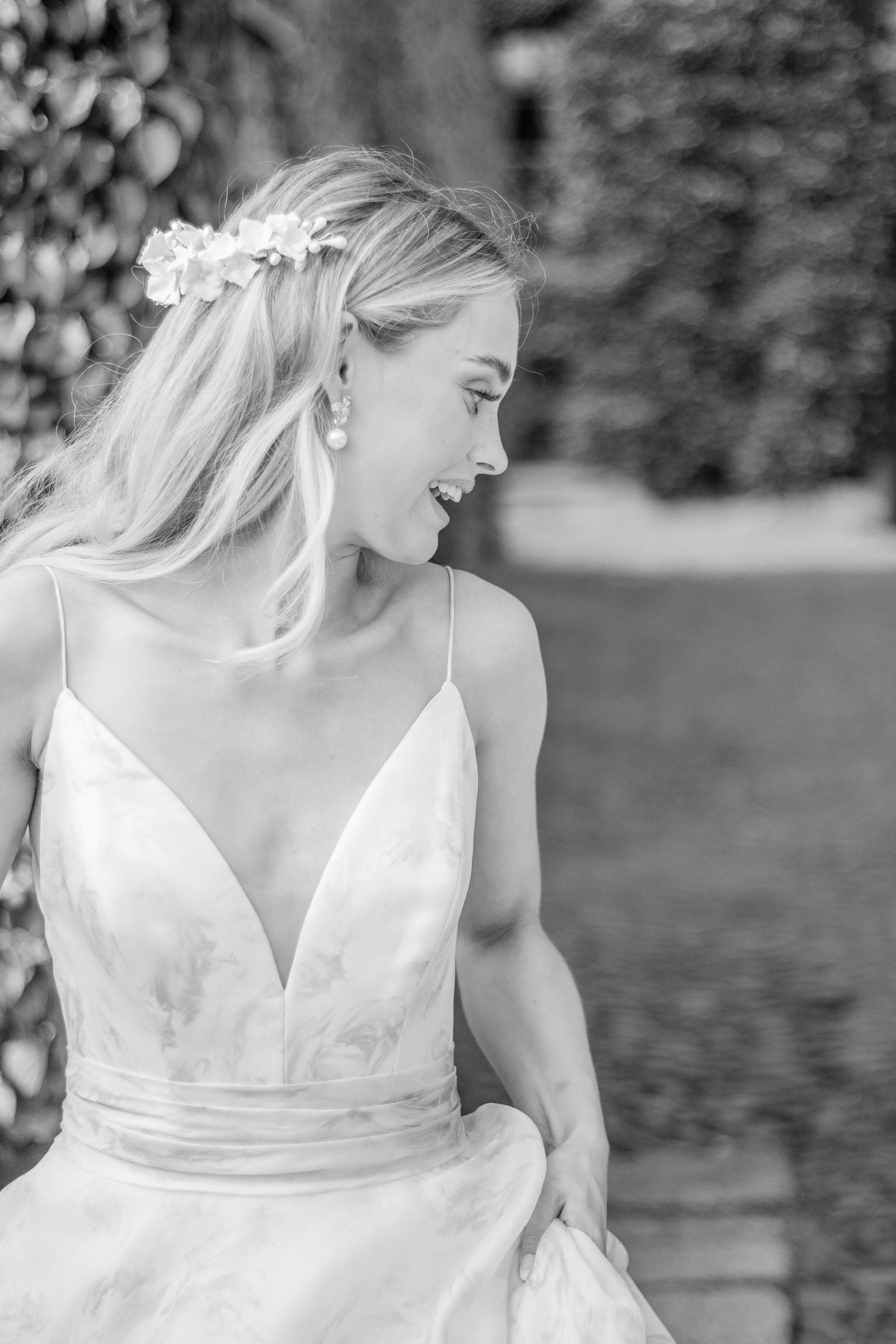Handmade luxury bridal headpiece by megan therese