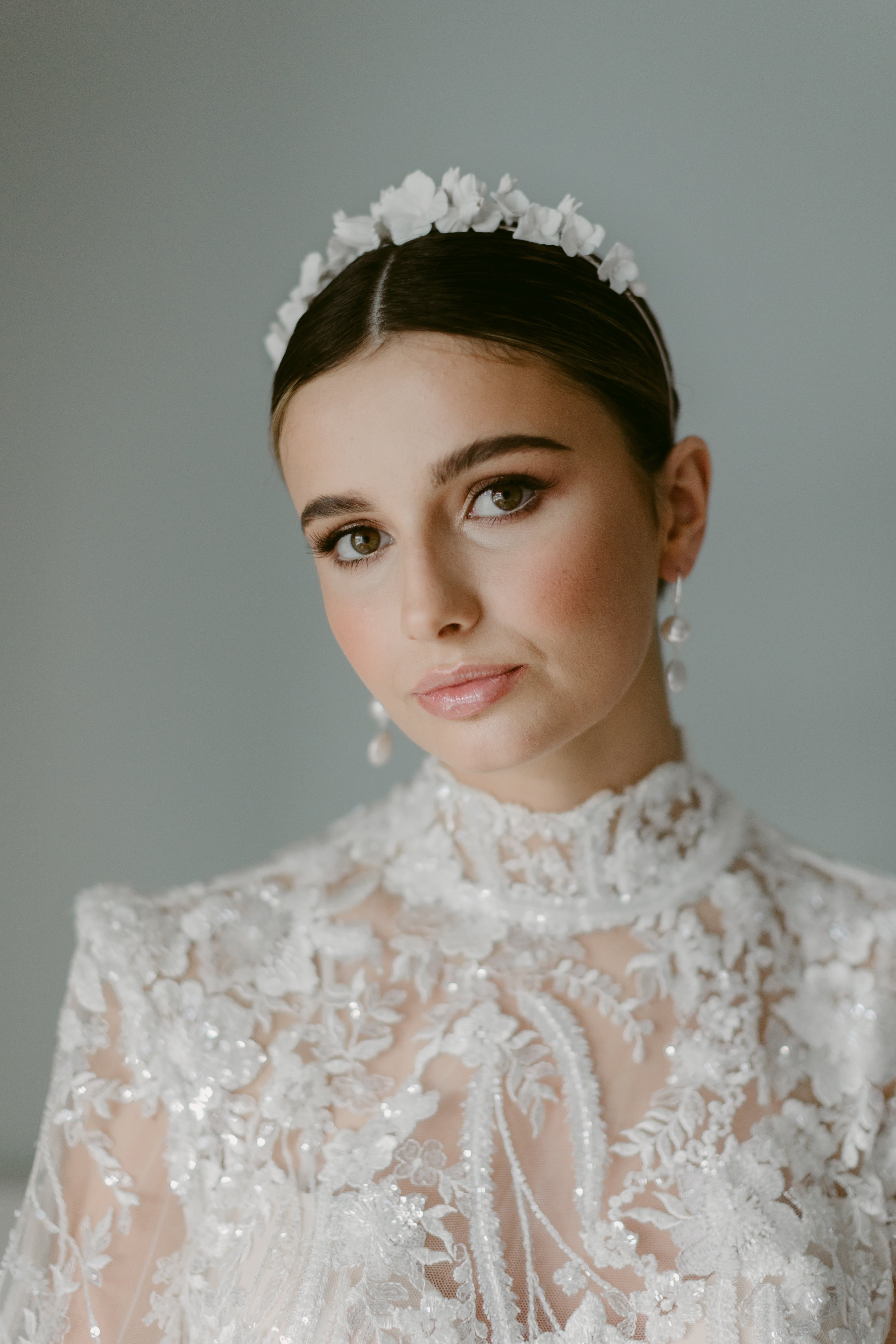 Bridal crown by megan therese