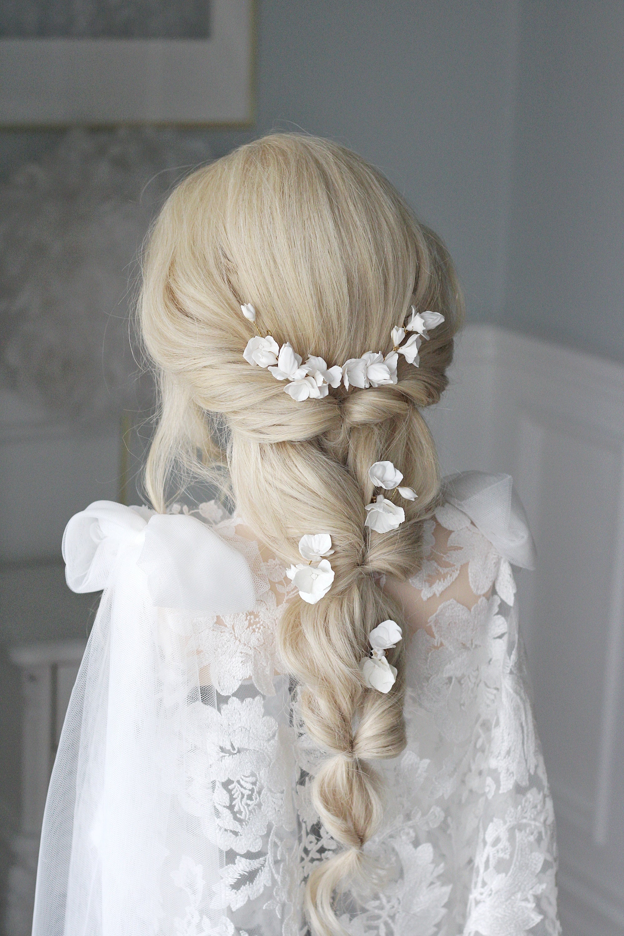 AVERIE | clay flower comb