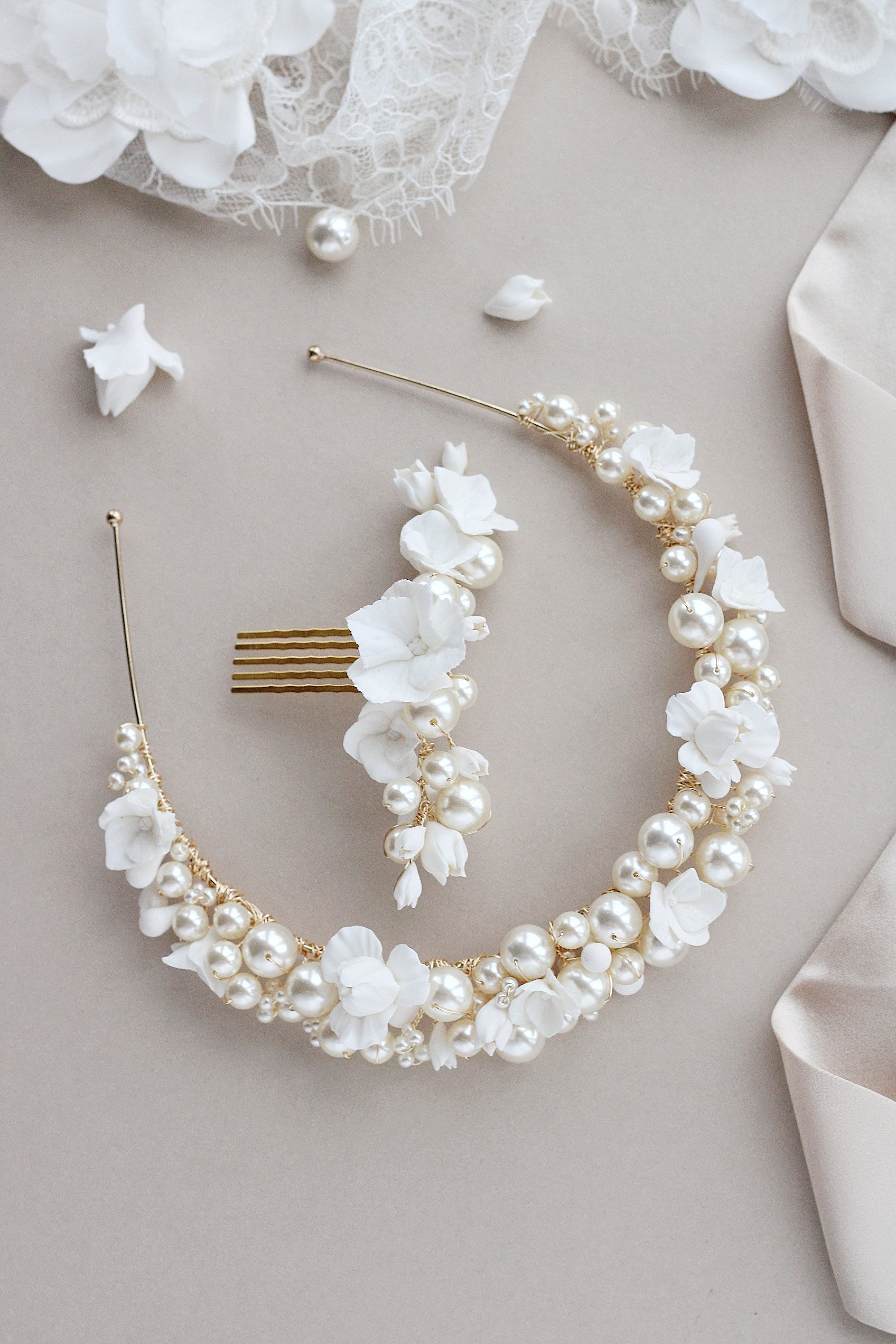luxury bridal accessories and bridal crown
