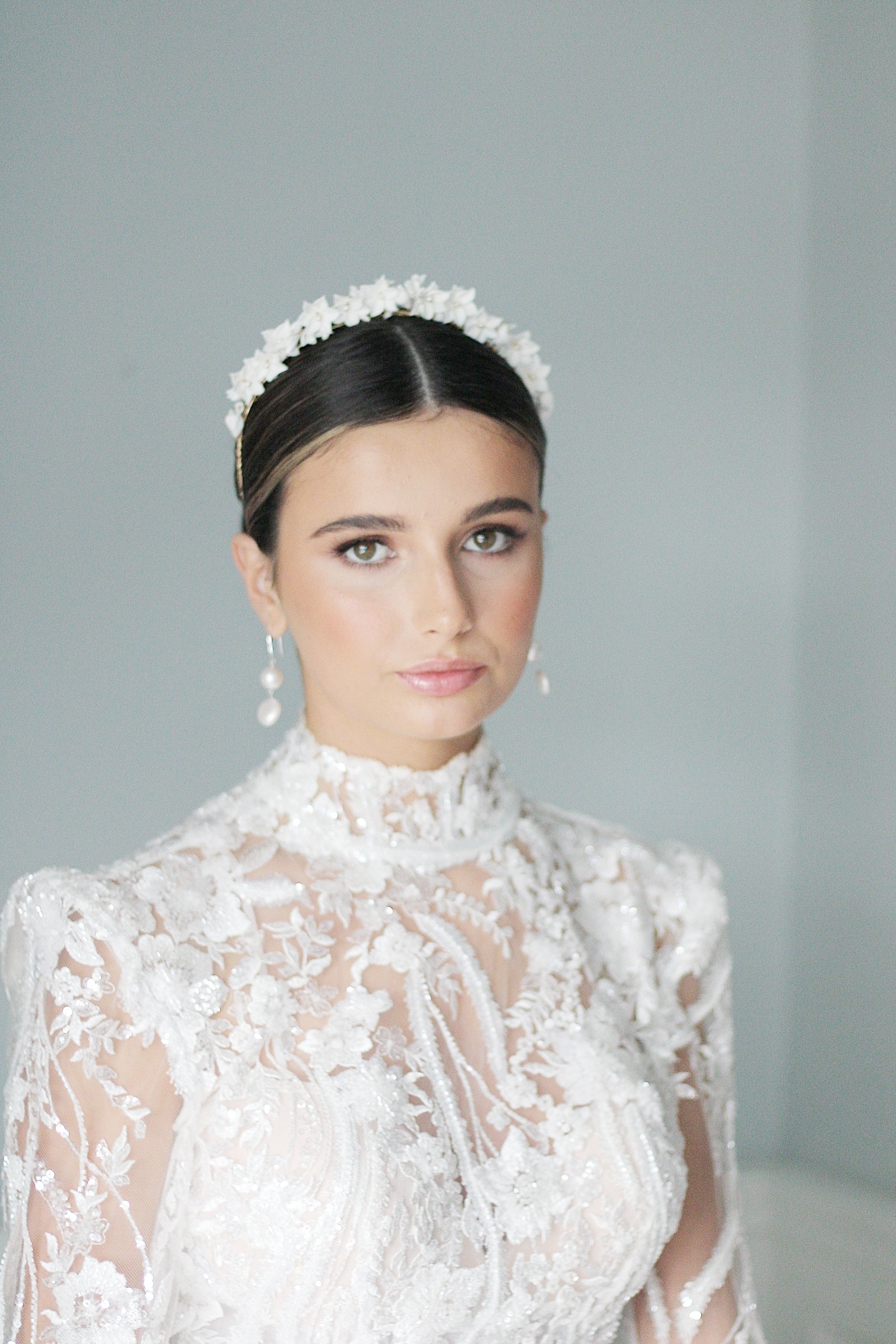 luxury bridal crown and accessories by megan therese