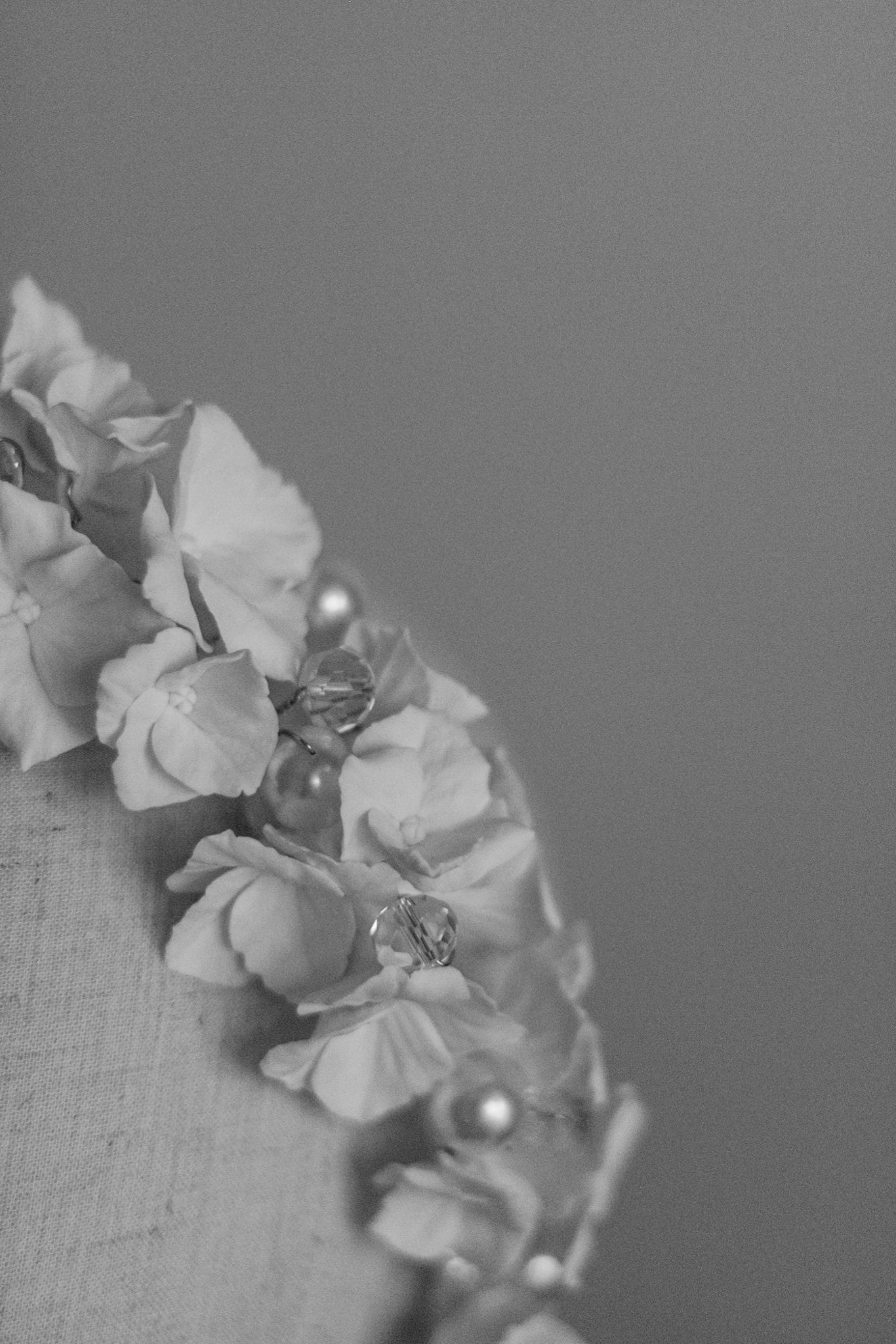 ODETTE | clay & pearl crown