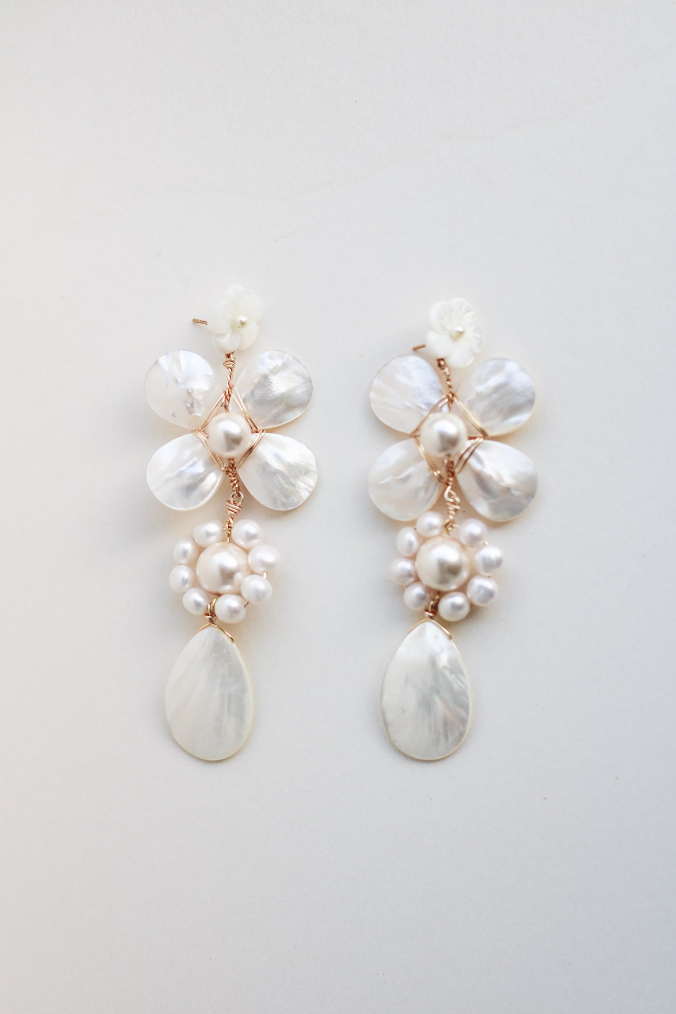 statement pearl earrings by megan therese