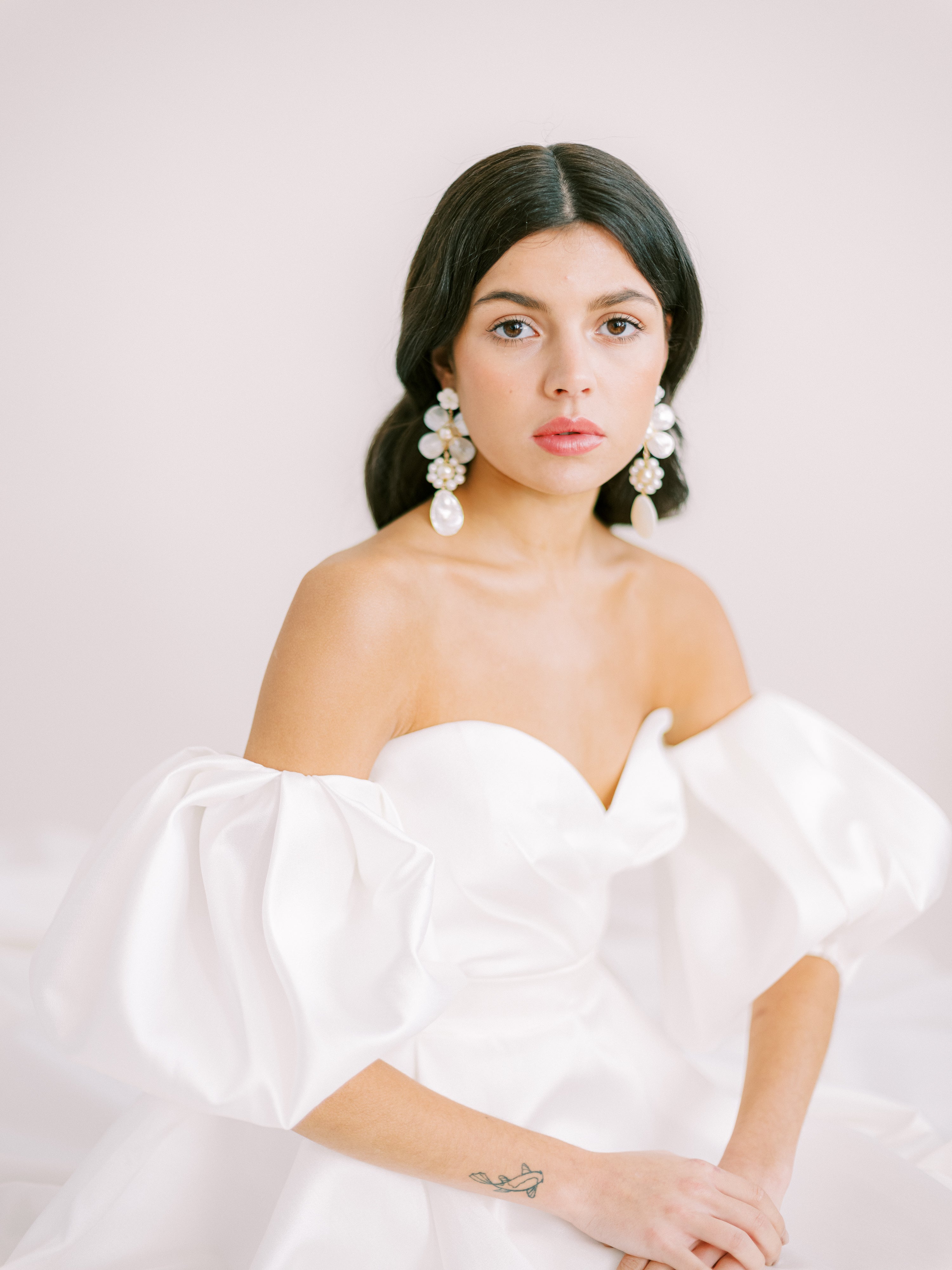 luxury statement earrings for the modern bride