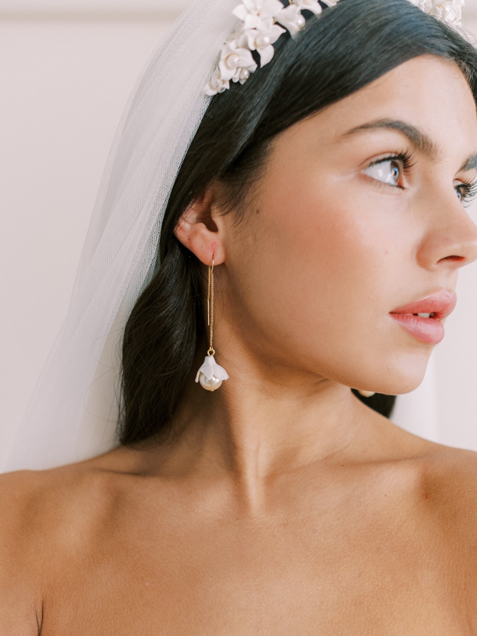 Minimal ROSELLE | drop earrings