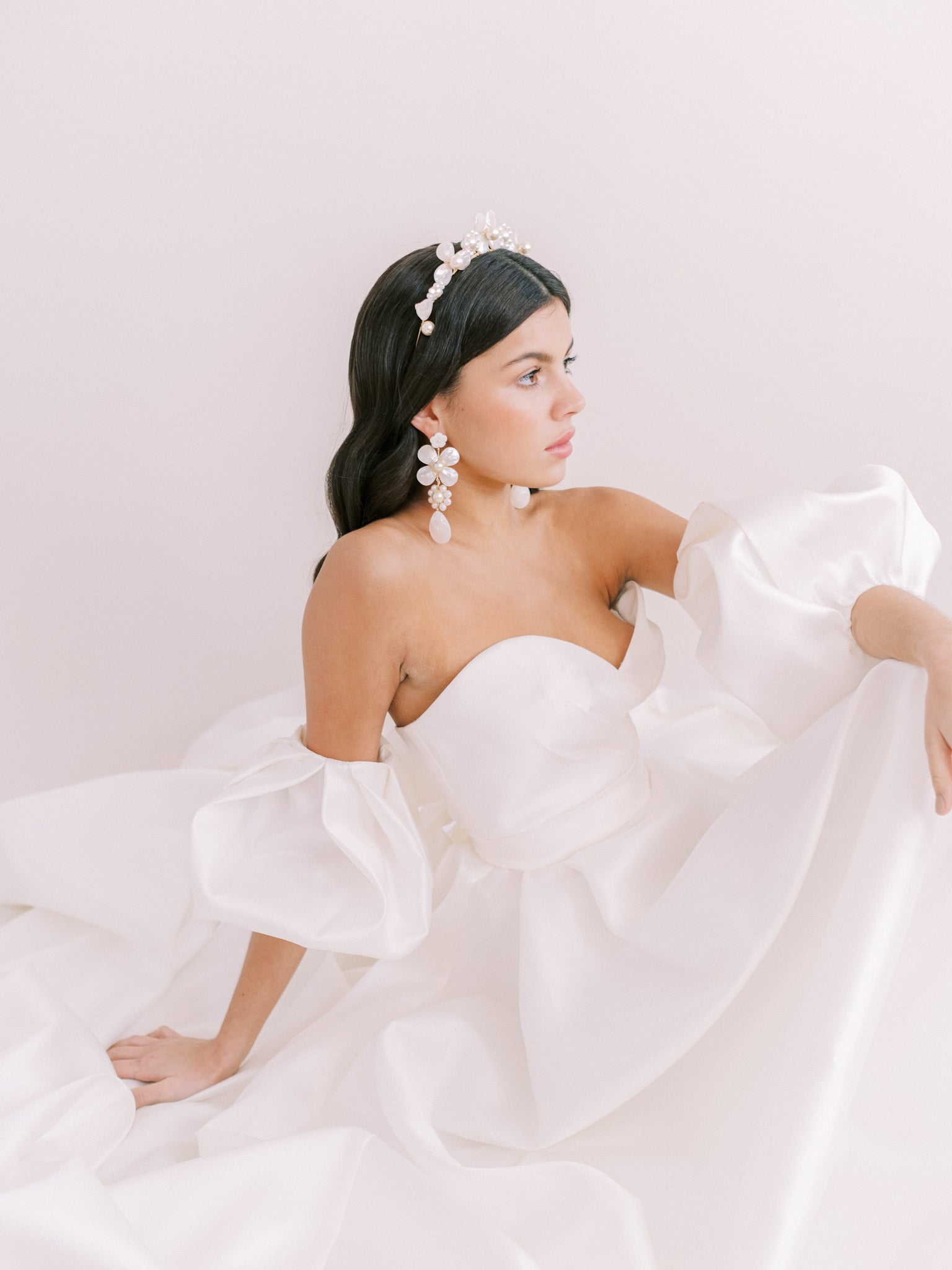 luxury bridal crown by megan therese