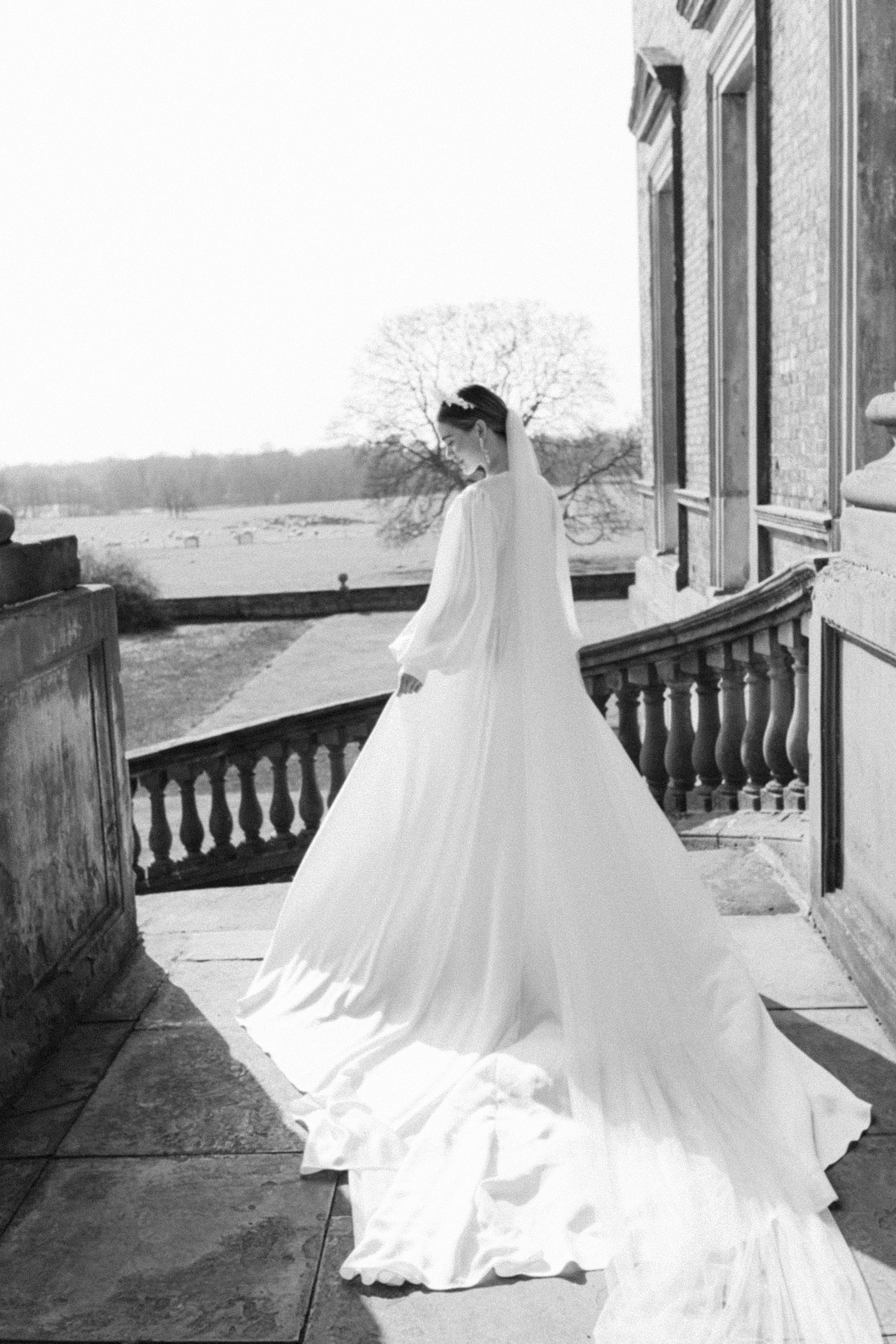 luxury wedding in english stately home