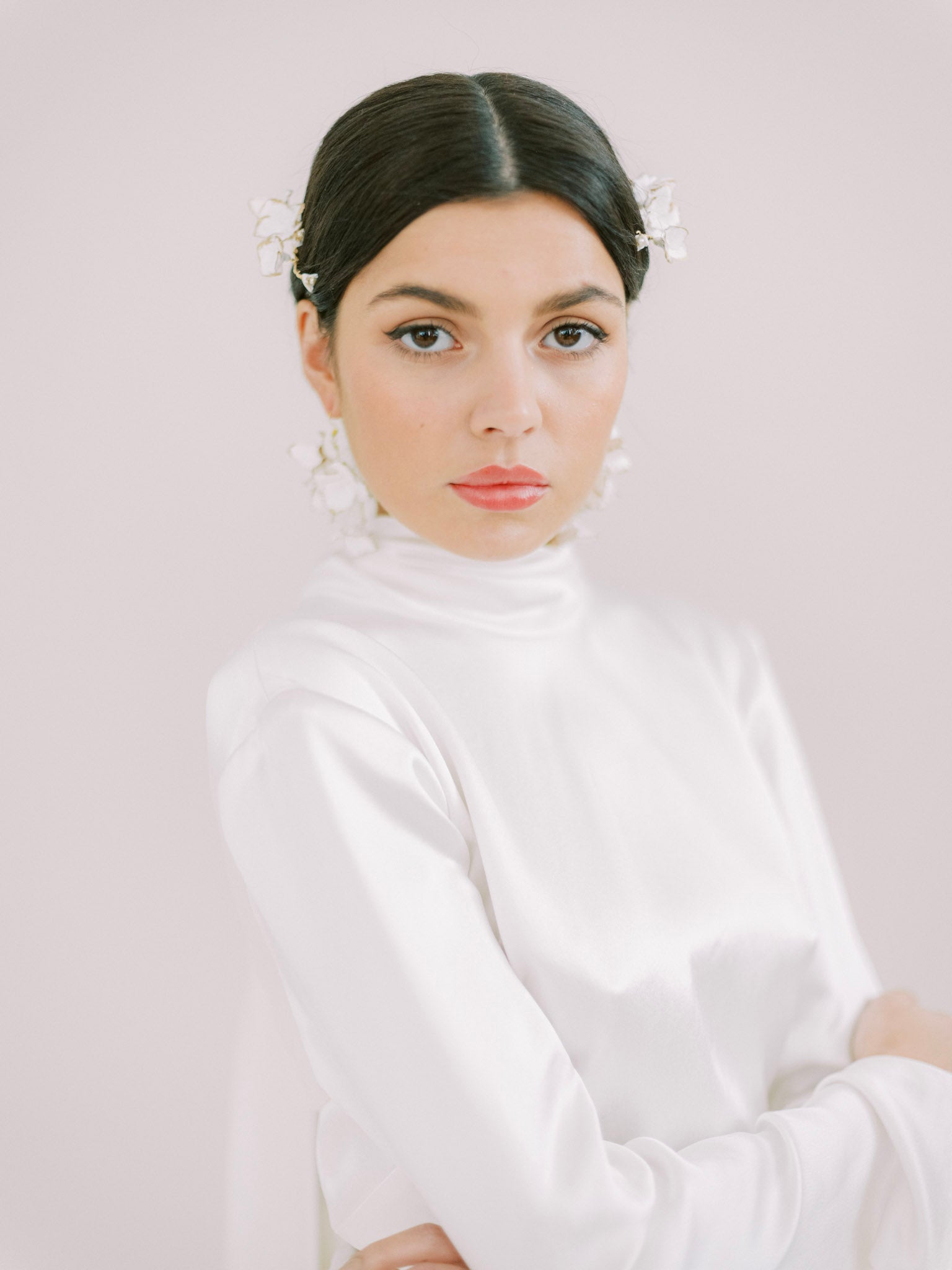 statement clay earrings by megan therese