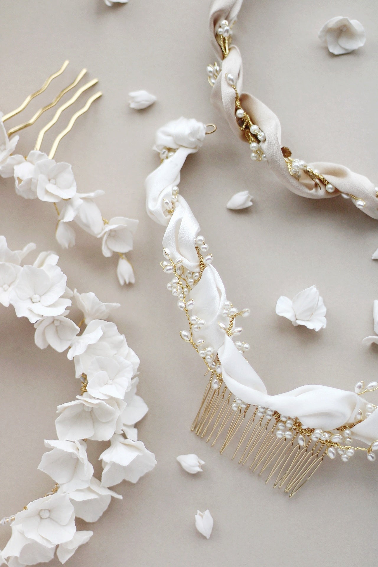 PETITE COLLECTION | Timeless clay bridal pieces