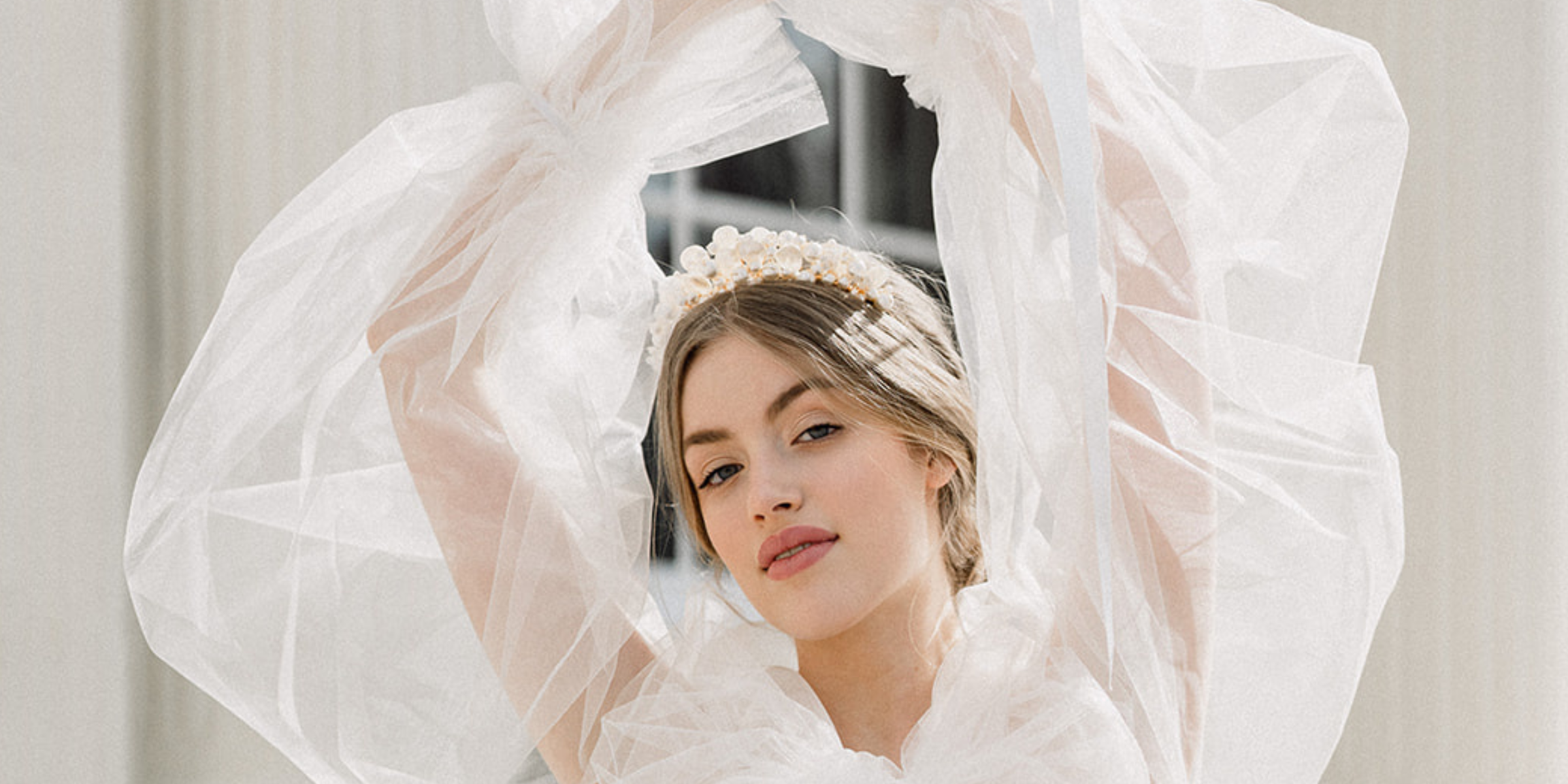 modern bridal crowns  by megan therese