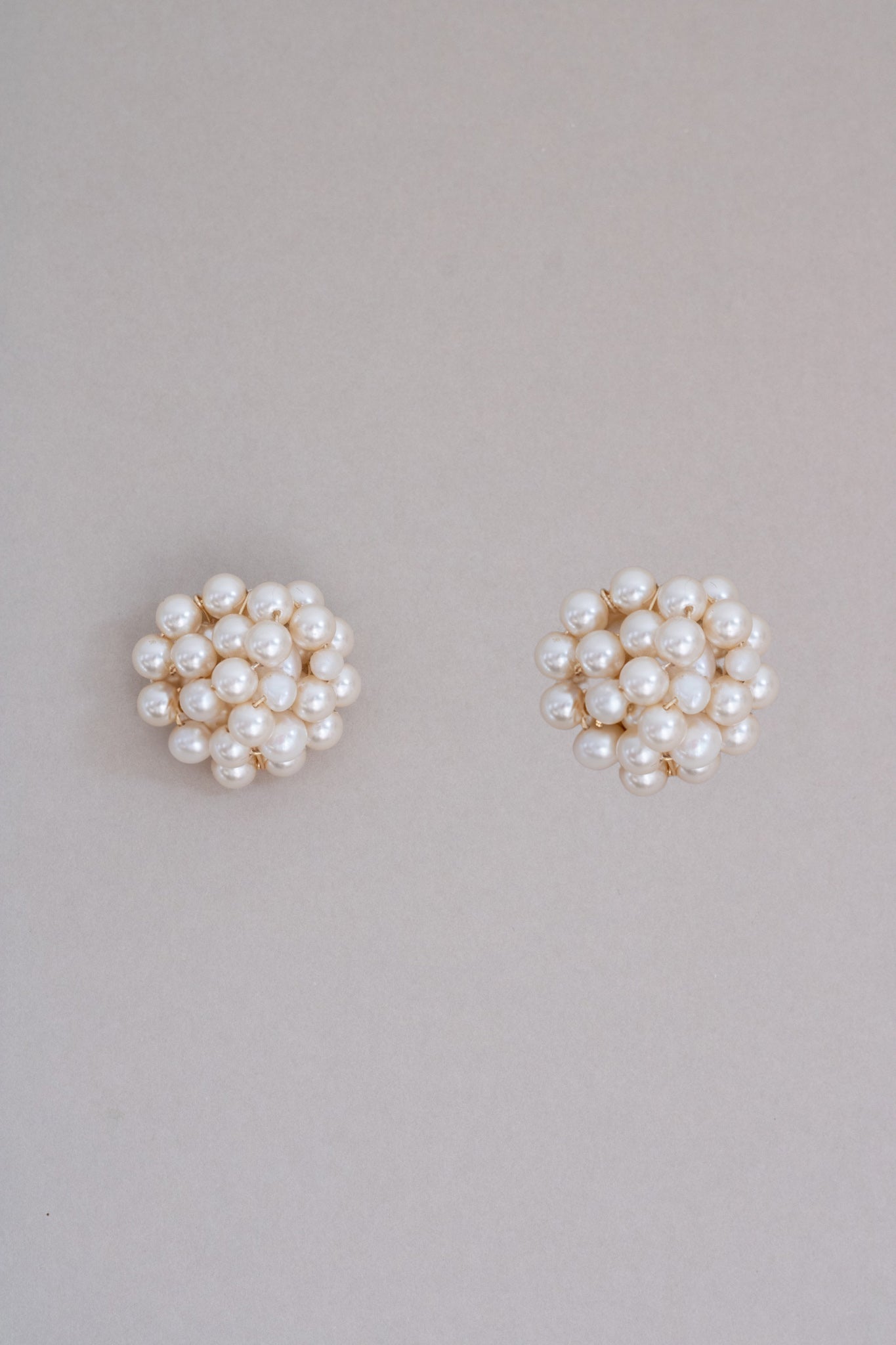 Statement pearl earring for wedding by Megan Therese