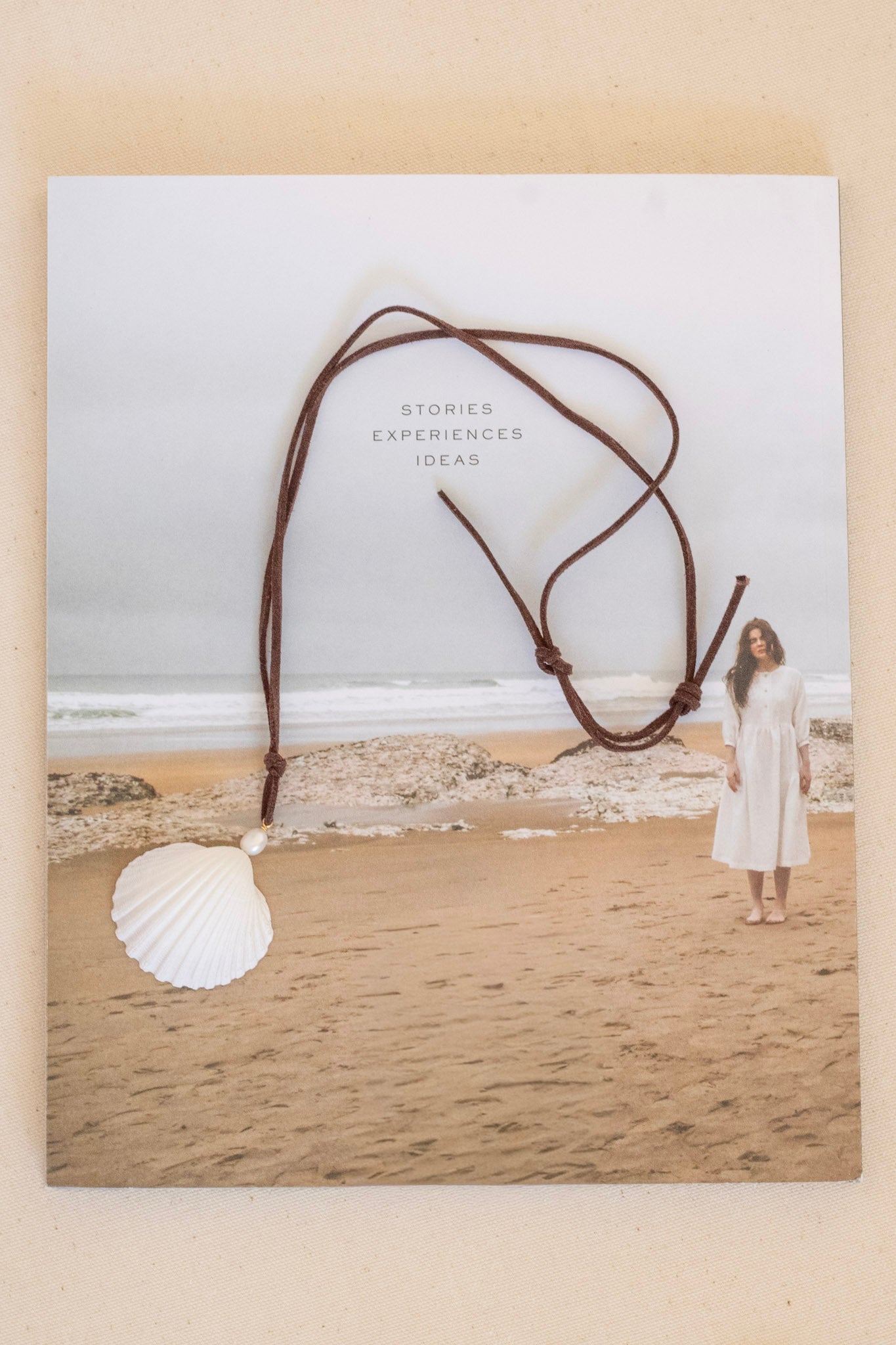 Clíodhna Suede Shell Necklace