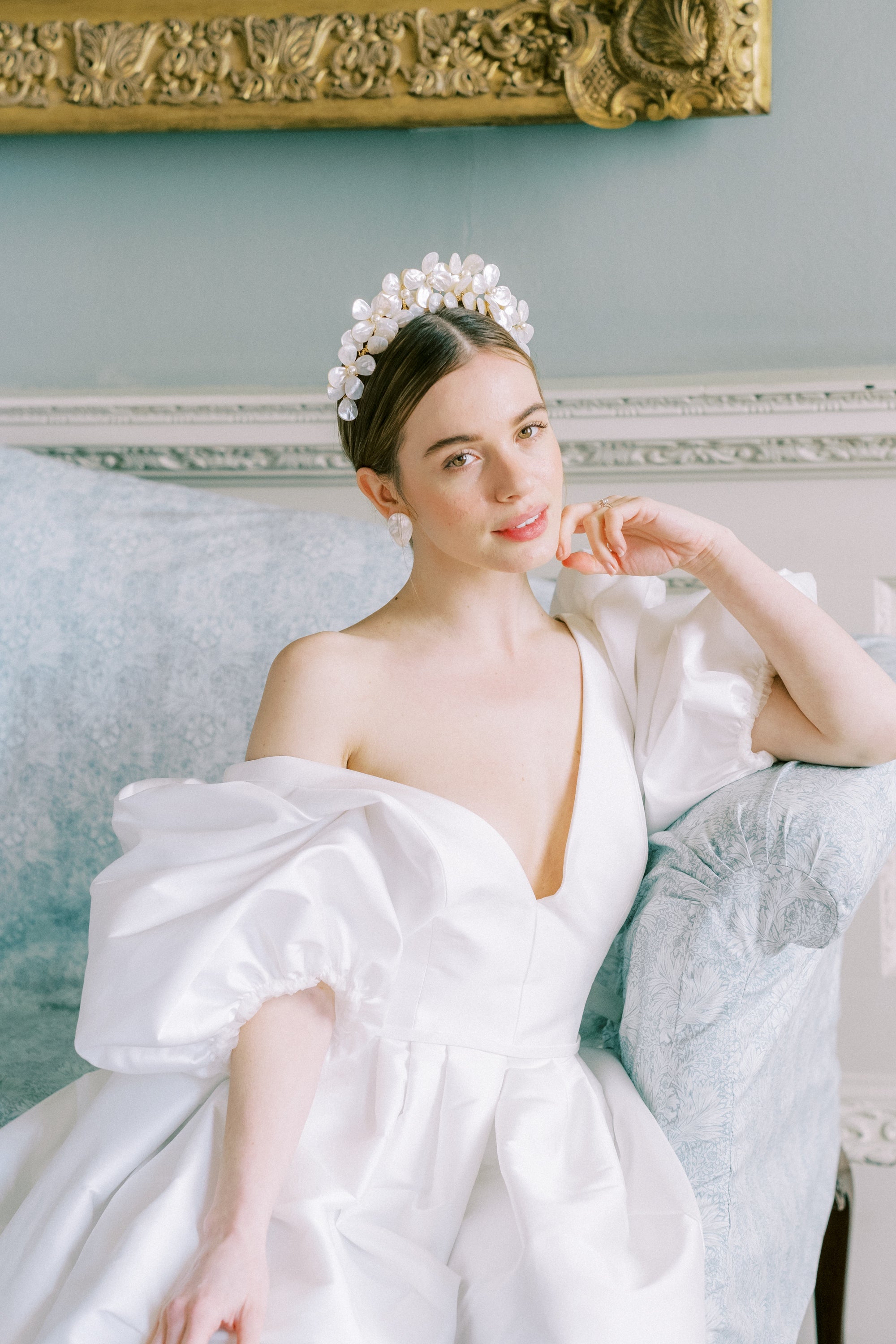 Wildflower | mother of pearl crown